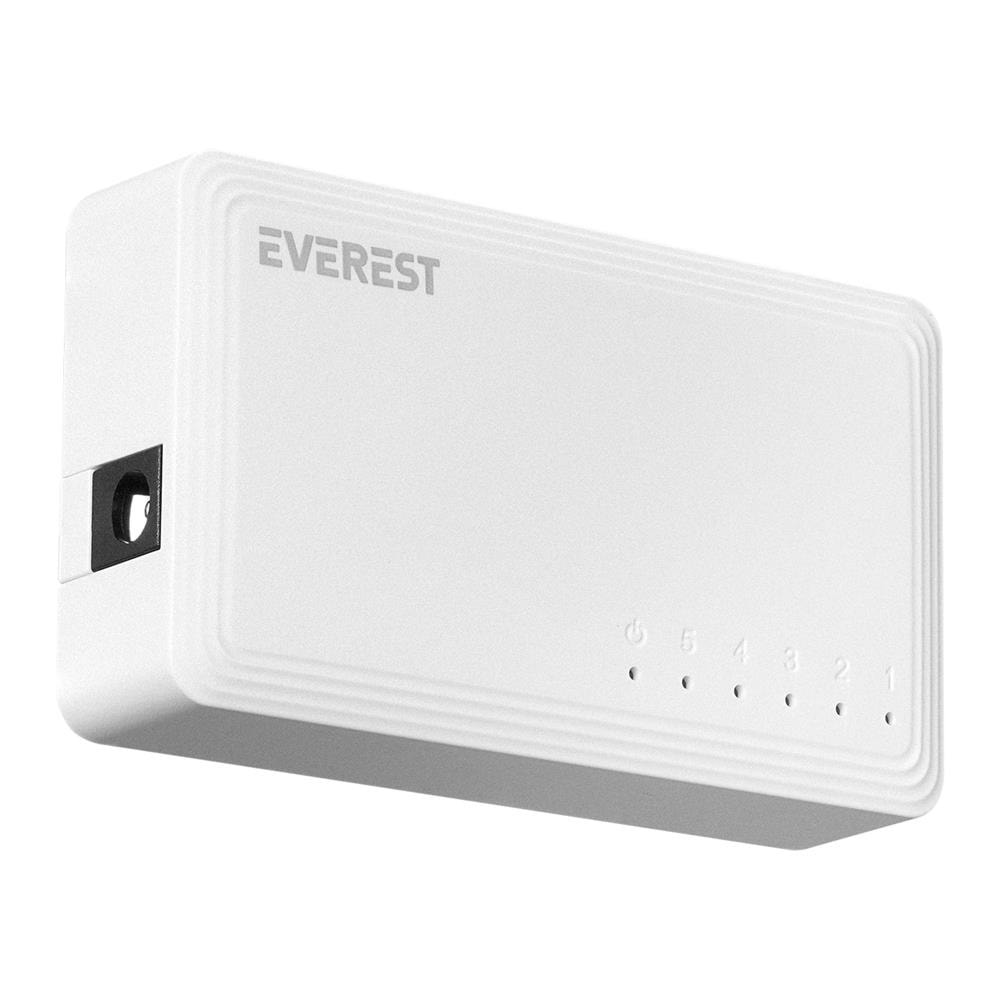 Everest EVERLINK ESW-515G 5 Port 10/100/1000Mbps Gigabit Ethernet Masaüstü Ethernet Switch Hub