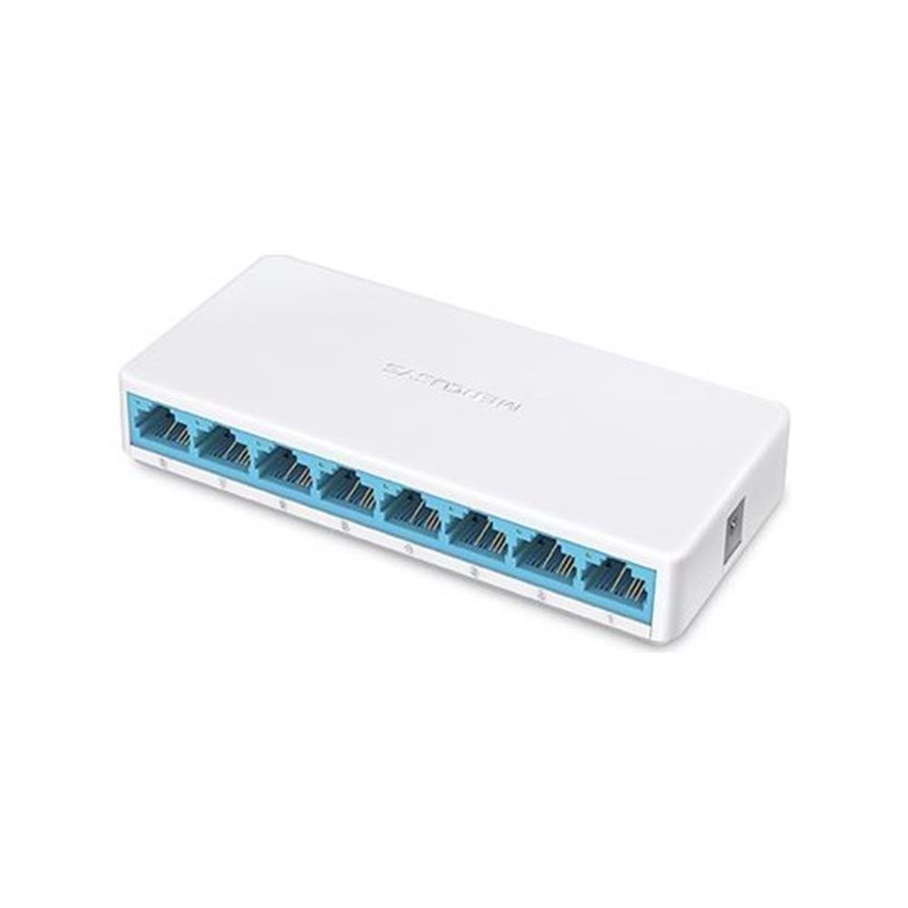 Tp-Link Mercusys MS108 8 Port 10/100 Mbps Switch Plastik Kasa