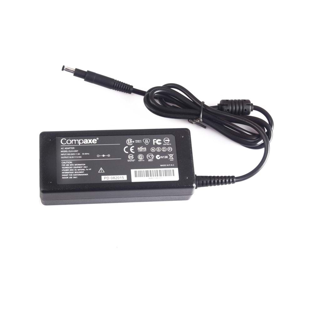 Compaxe CLH-U309 65W 19.5V 3.33A 4.8 x 1.7 Hp Uyumlu Ultrabook Şarj Adaptörü