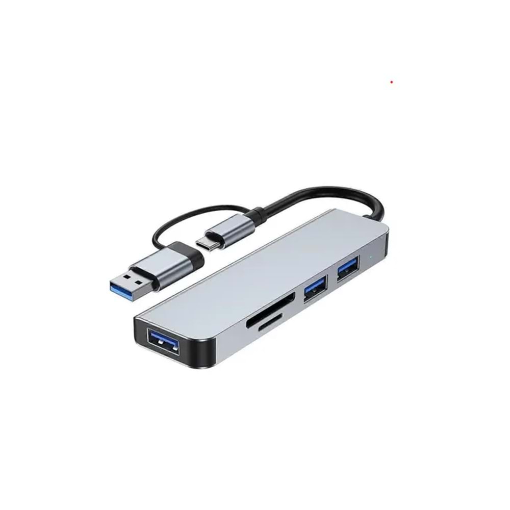 Gabble GAB-UY255 TYPE-C TO 3.0 5 IN 1 USB + HDTV 4K Çevirici