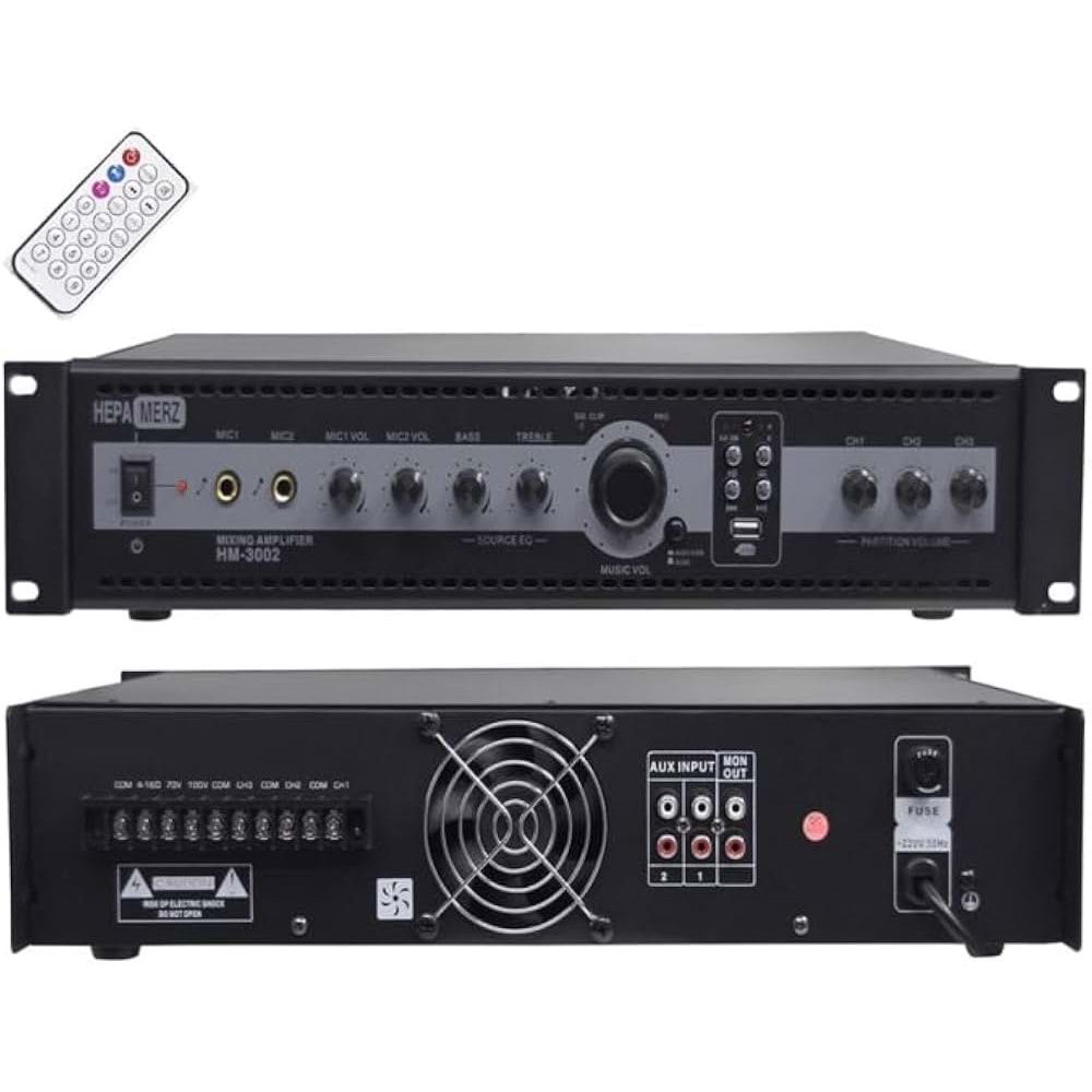 HEPA MERZ HM-3002 ANFİ 3 BÖLGE 300W