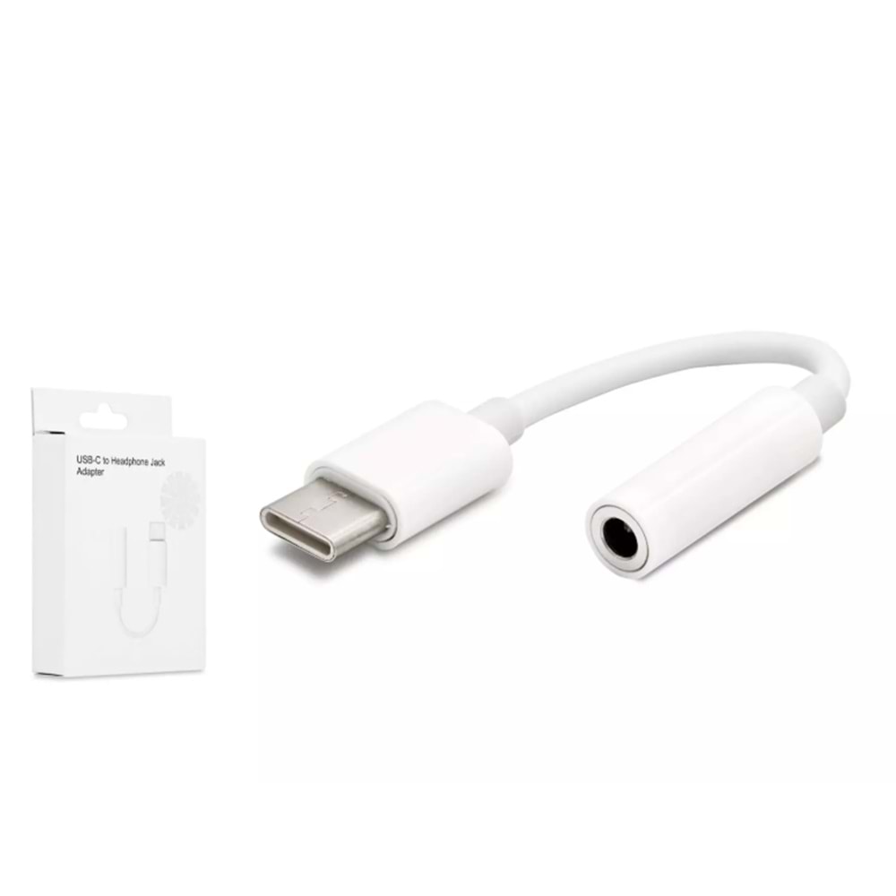 HADRON HDX1040 TYPE-C TO 3.5MM F ÇEVİRİCİ BEYAZ