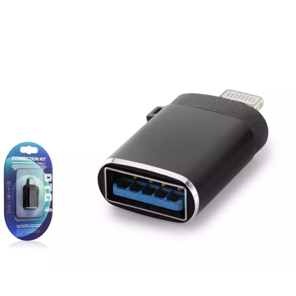 HADRON HDX1056 LIGHTNING TO USB3.0 F ÇEVİRİCİ SİYAH