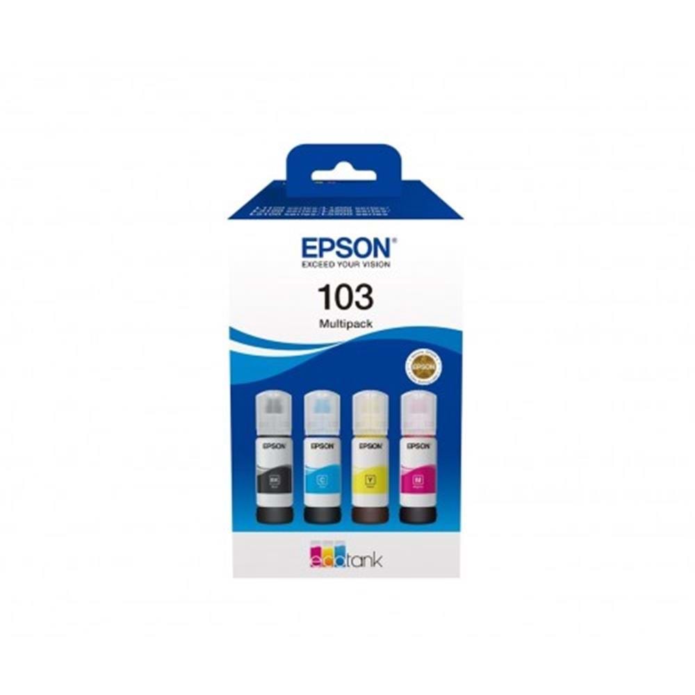 Epson 103 Cyan/Magenta/Yellow/Black Mavi/Kırmızı/Sarı/Siyah T00S6 4lü Multipack Kartuş
