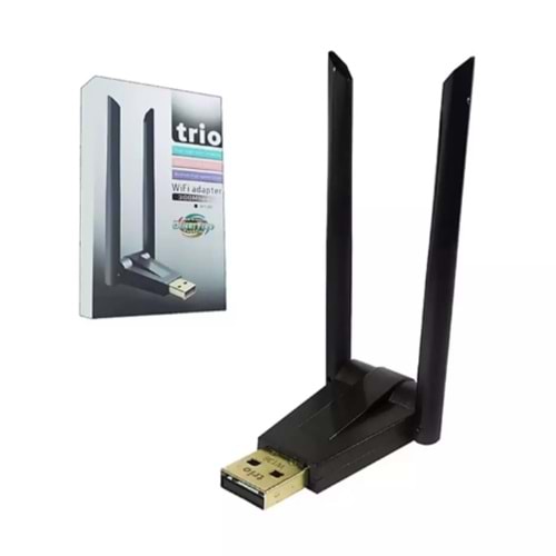 Trio W136 600 Mbps USB 2.0 Çift Antenli Wireless Adaptör