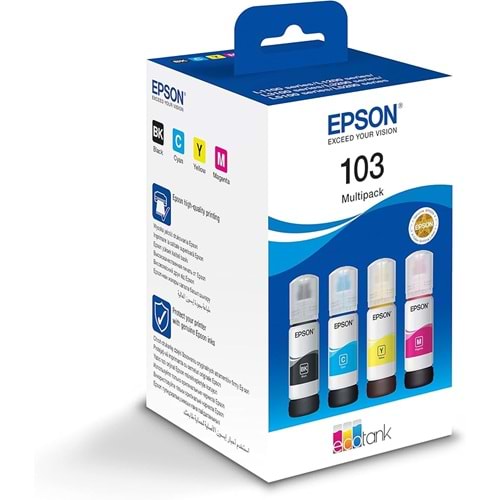 Epson 103 Cyan Mavi Şişe Mürekkep T00S24A L1210/3210/3250/5290