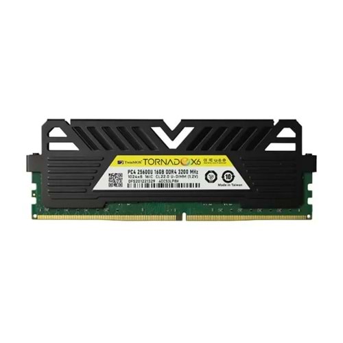 16 GB DDR4 3200MHZ TWINMOS TORNADO SOĞUTUCULU DT TMMDD416GB3200DKBX6