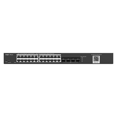 Ruijie RG-NBS3100-24GT4SFP 24 x 10/100/1000 Base-T port,4xSFP 1000Base-X port