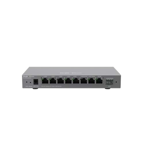 Ruijie-Reyee RG-EG209GS 8 Port 10/100/1000Mbps+1Port SFP 200 Kullanıcı Yönetilebilir Router