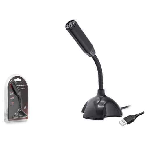 HADRON HDX2751 BİLGİSAYAR MİKROFONU USB SİYAH
