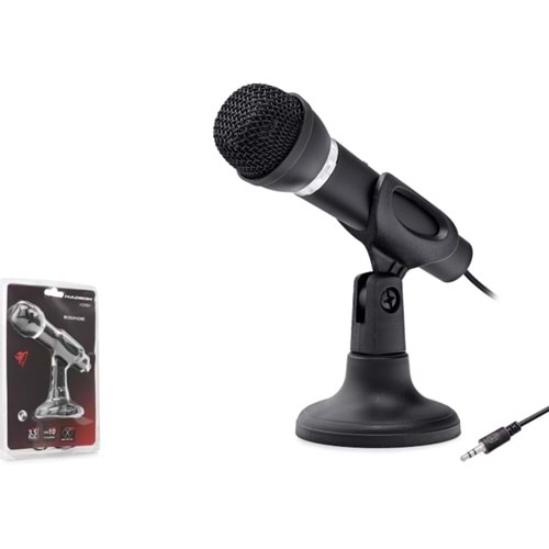 HADRON HD554 BİLGİSAYAR MİKROFONU 3.5MM SİYAH