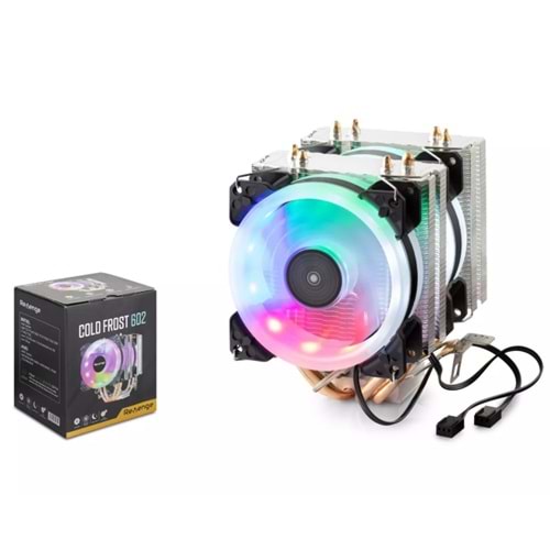 REVENGE CF602 LCYC CPU FAN COMBO KULE AMD INTEL 2Lİ RGB SILVER