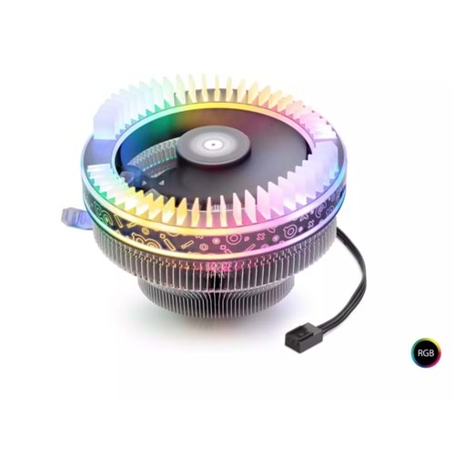 SPECTRUM COOL STORM CPU FAN COMBO KELEBEK AMD INTEL RGB SILVER