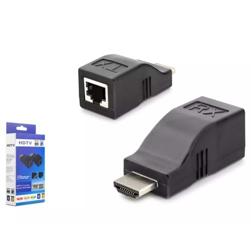HADRON HDX1359 HDMI EXTENDER 30M SİYAH
