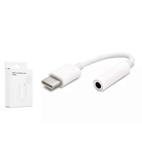 HADRON HDX1040 TYPE-C TO 3.5MM F ÇEVİRİCİ BEYAZ