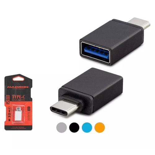 HADRON HDX5051 TYPE-C TO USB F ÇEVİRİCİ METAL ÇOK RENKLİ