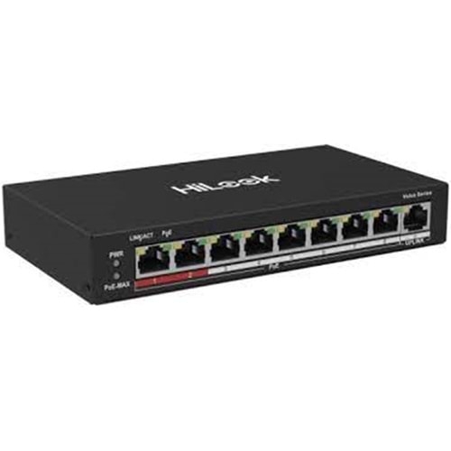 Hilook NS-0109P-60(B) 8 Port 10/100 8 Port PoE 60W +1 Port Megabit Uplink Poe Switch