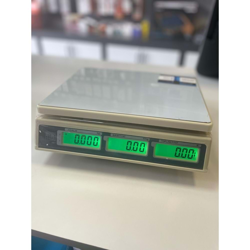 Ayter 30 Kg Mühürlü Onaylı Fiyat Hesaplamalı Terazi